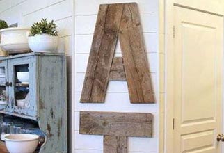 4PF - kitchen sign letters