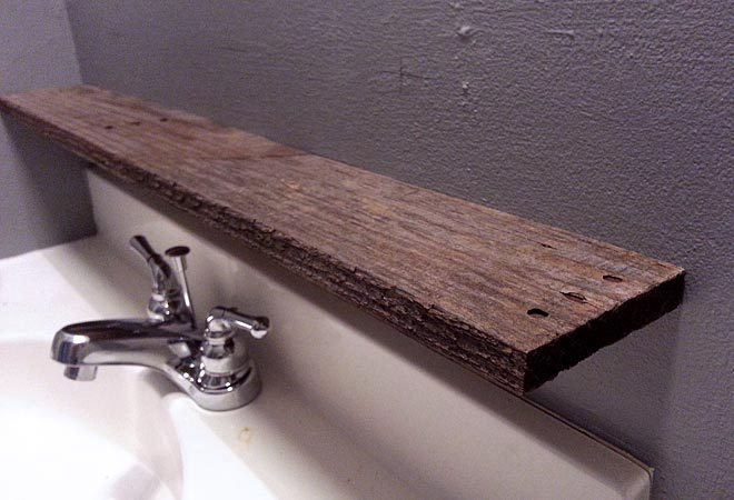 perfect fit pallet board shelf