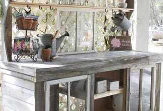 4PF - window potting bench