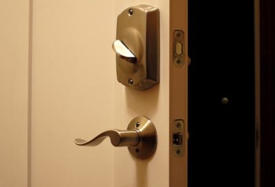 lever handle installed upside down